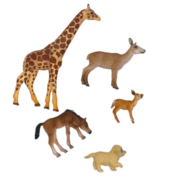 Toy animals 5 pieces - Picture 2 of 7